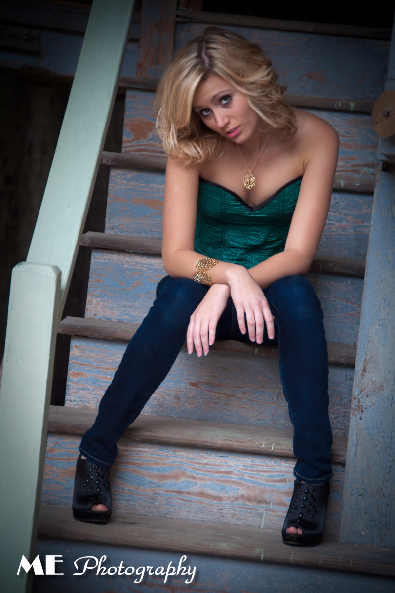 Female model photo shoot of Colbee by ME Photography in Downtown Lynchburg