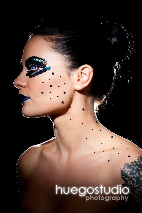 Female model photo shoot of Madeleine Moon, makeup by Particulart Makeup