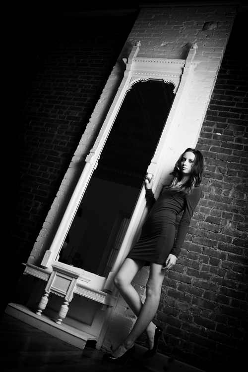 Female model photo shoot of Heather Elena by John Barreyro in Brooklyn, makeup by Diana JimenezMUA