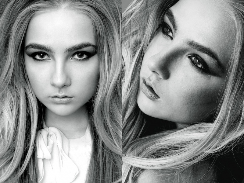 Female model photo shoot of Dagmar and Dagmar B by -Sebastian-, makeup by AmyLynnR and Brooke Hill Makeup