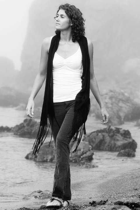 Female model photo shoot of SLynJ by polaresque in Bodega Bay