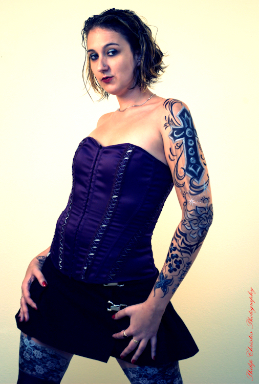 Female model photo shoot of Rachel Synn, body painted by BodyPainter Philip S
