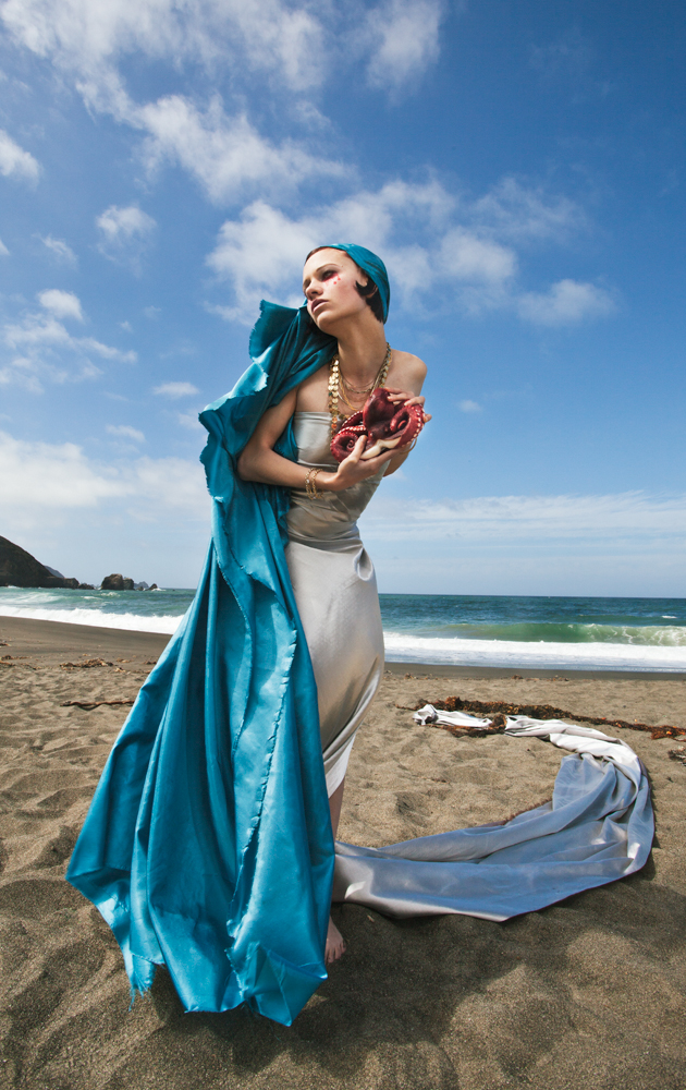 Female model photo shoot of Candace Arielle by J Comita in Rockaway Beach, Pacifica