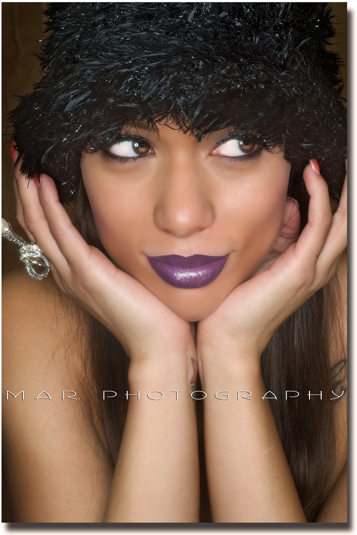 Female model photo shoot of Ms_Elle by MIKEY RIVERA, makeup by Selda Asan-Rodriguez