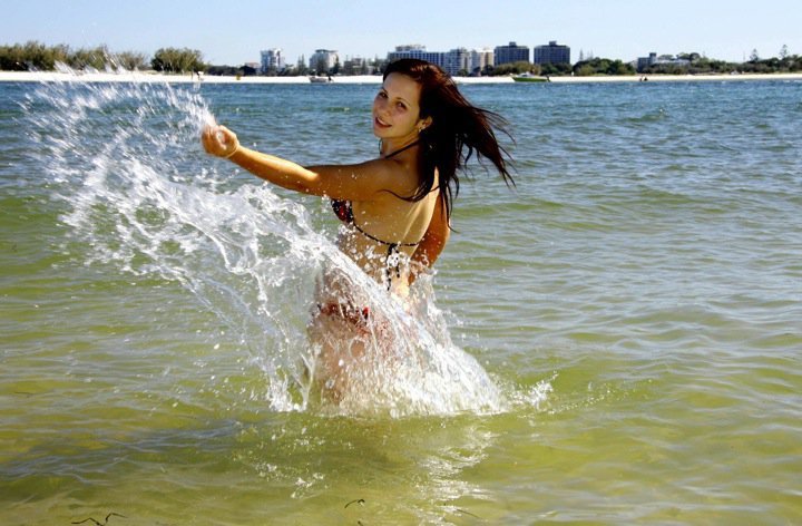 Female model photo shoot of Sianny Christine in Bulcock Beach, Caloundra