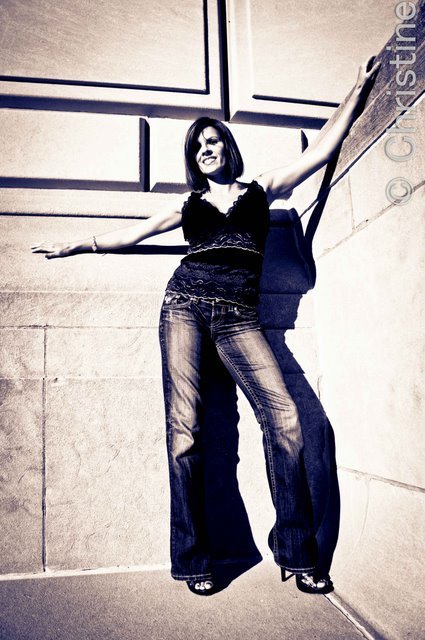Female model photo shoot of Christine Kylee by CJ Phototgraphy in Downtown Indianapolis
