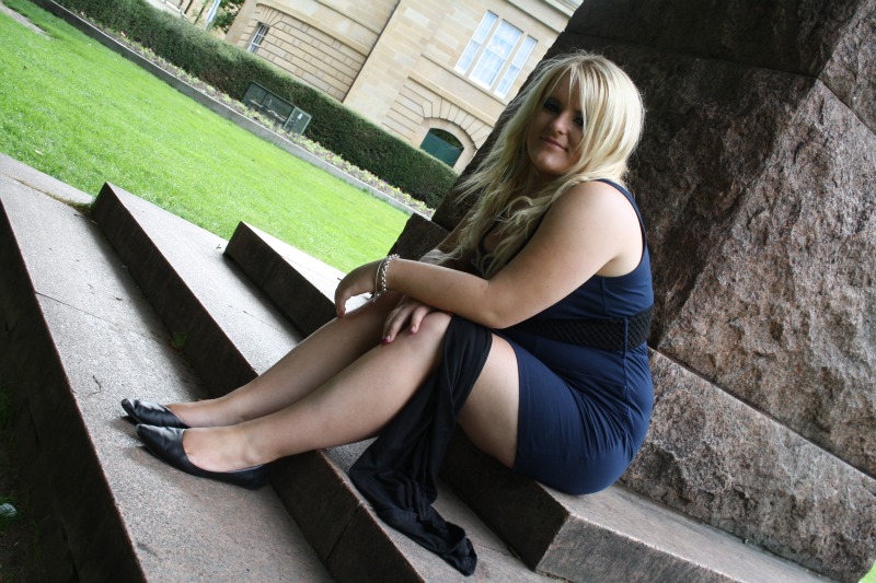 Female model photo shoot of Dani Mcvilly in St David's park