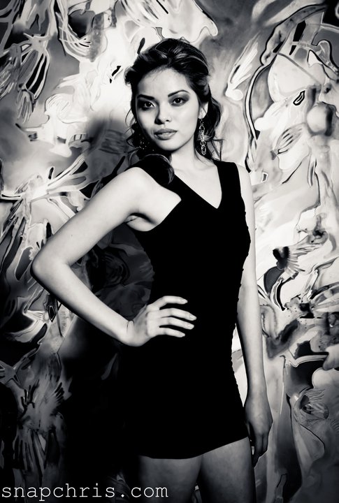 Female model photo shoot of Effie Anne in Salon Blu