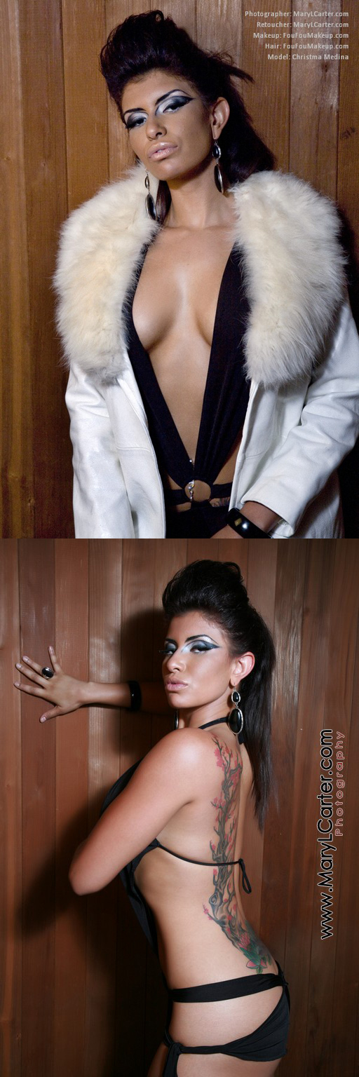 Female model photo shoot of 3CubedStudios, makeup by FouFou Makeup
