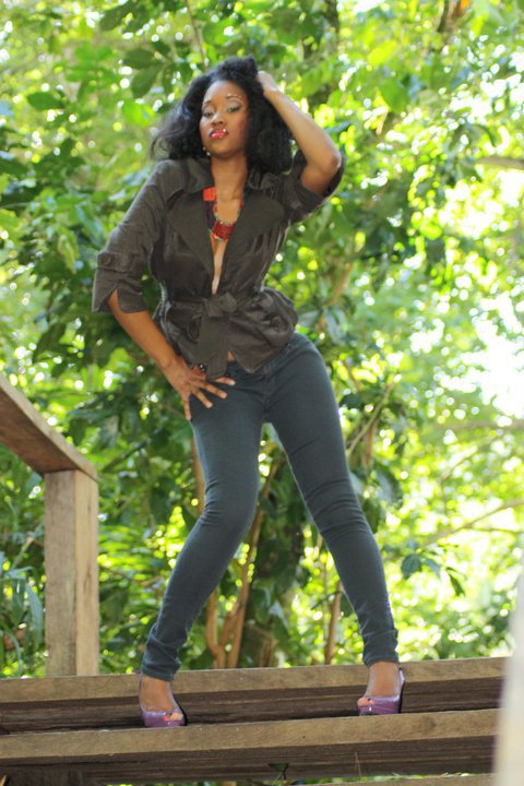 Female model photo shoot of Ayanna Bruno in Dominica