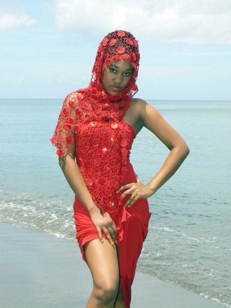 Female model photo shoot of Ayanna Bruno in Mero Beach, Dominica