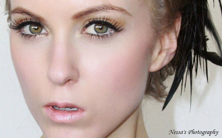 Female model photo shoot of vanessa lozano, makeup by Ashley Ann Schneider