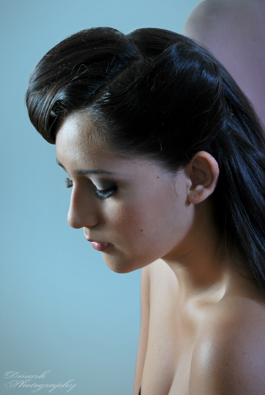 Female model photo shoot of Cata Lina by D Freeman, hair styled by Rachel Freeman