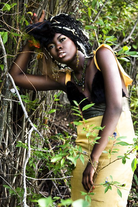 Female model photo shoot of Una Momolu in river bend