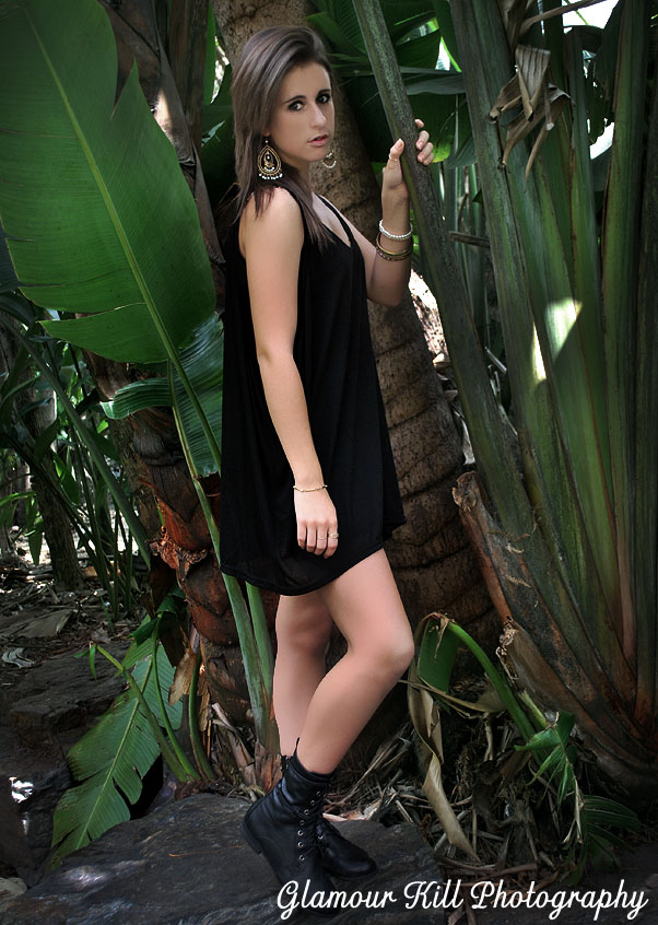 Female model photo shoot of Velvet Orchid Photo
