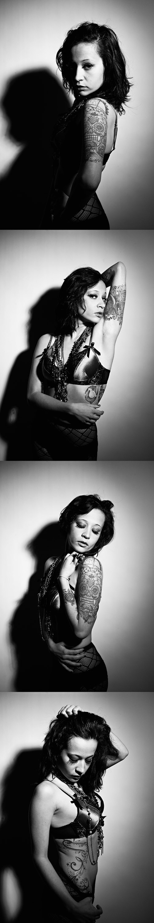 Male and Female model photo shoot of Jed Gammon Photography and Danni Bizarre