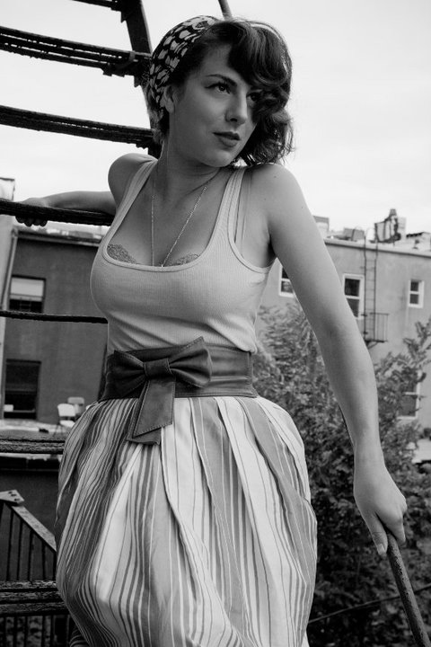 Female model photo shoot of Alexa Gould-Kavet in Willamsburg, Brooklyn, NY