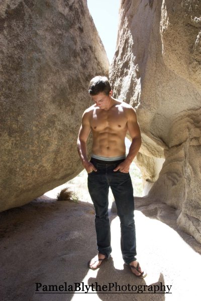 Male model photo shoot of jacob heighes in Joshua Tree
