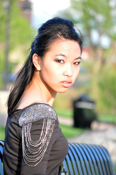 Female model photo shoot of Nora Xiong