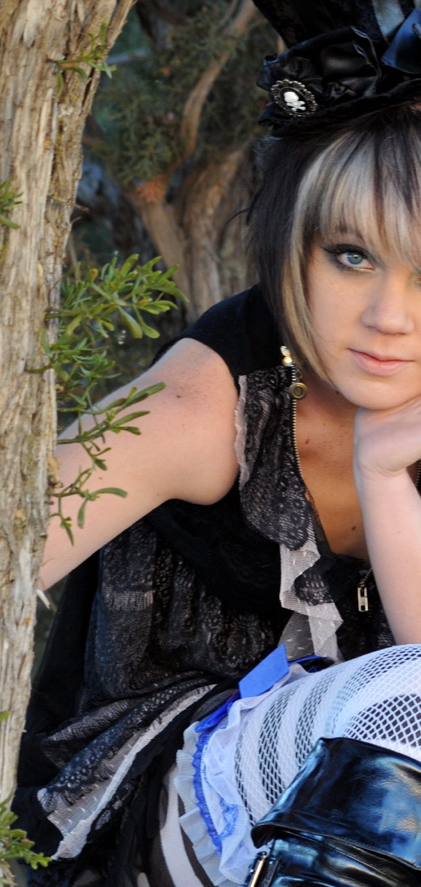 Female model photo shoot of Jamie_Elizabeth  in treehaus