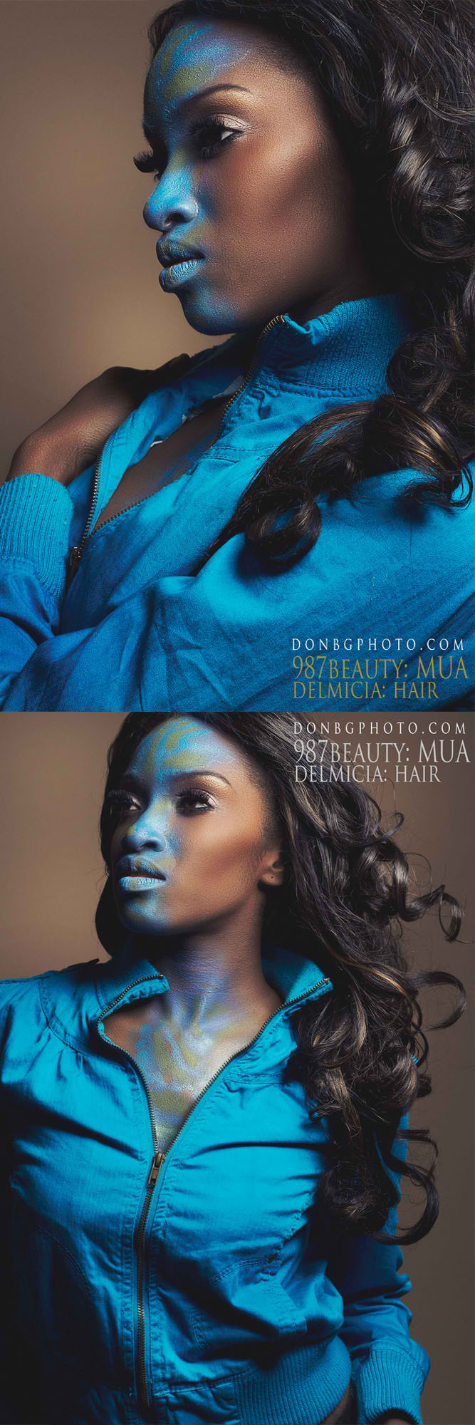 Female model photo shoot of Jasmine_VanDyke by DONBG, hair styled by Ms Joy Beauty DIVA, makeup by 987Beauty