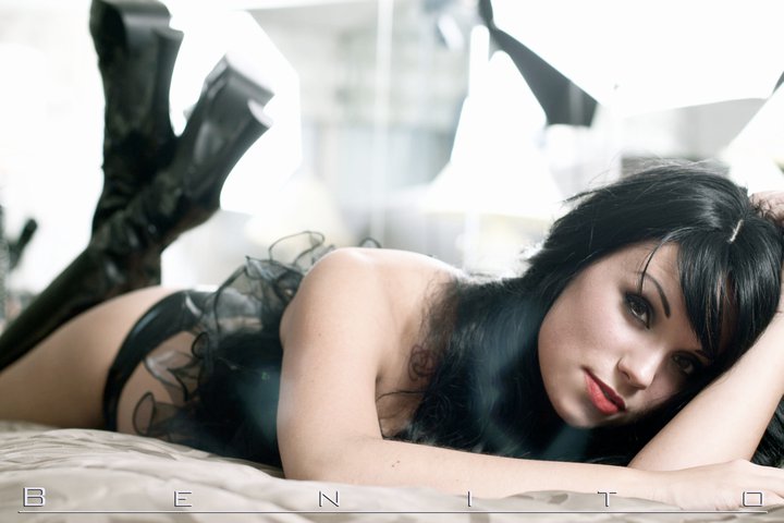 Female model photo shoot of Jennifer Haines by Benito