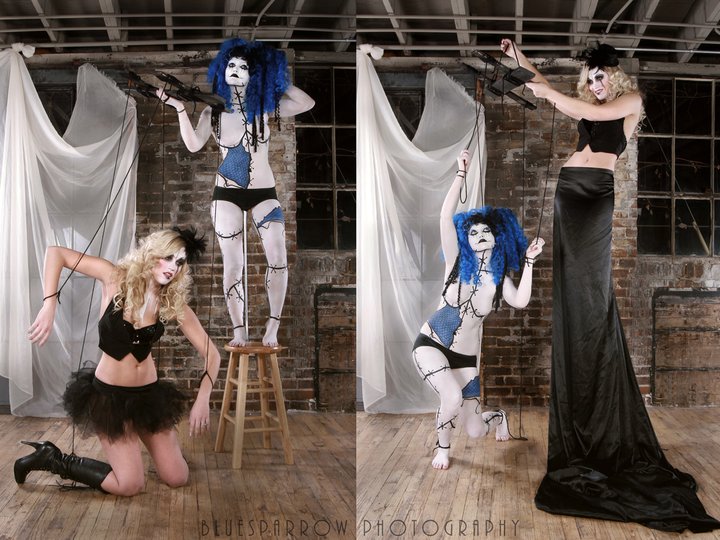 Female model photo shoot of Adryana Athymia by BLUESPARROW NUDES, hair styled by StrikingByVanessaLouise, makeup by Denise An MakeUP, body painted by AndersonBodyArtFX
