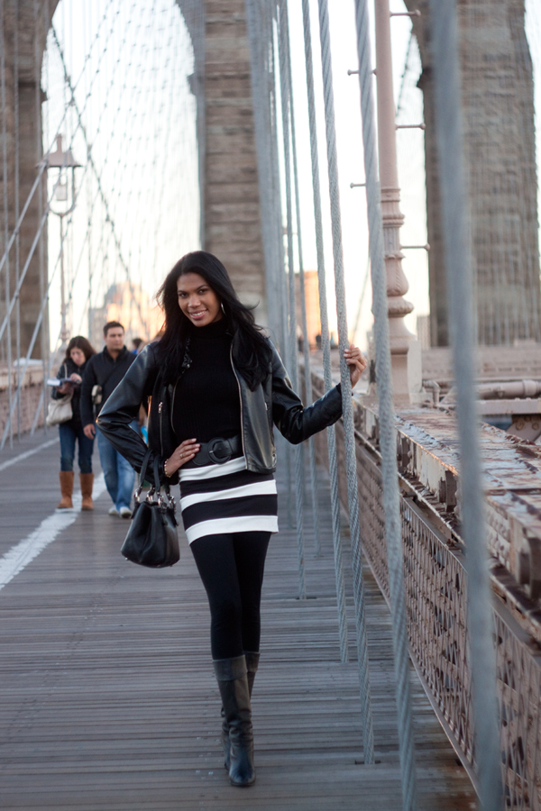 Female model photo shoot of Ivana Parrilla by dmanlt in Brooklyn Bridge, New York