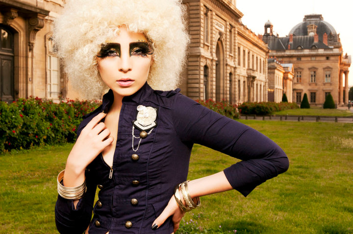 Female model photo shoot of Valeria Lobato in Paris
