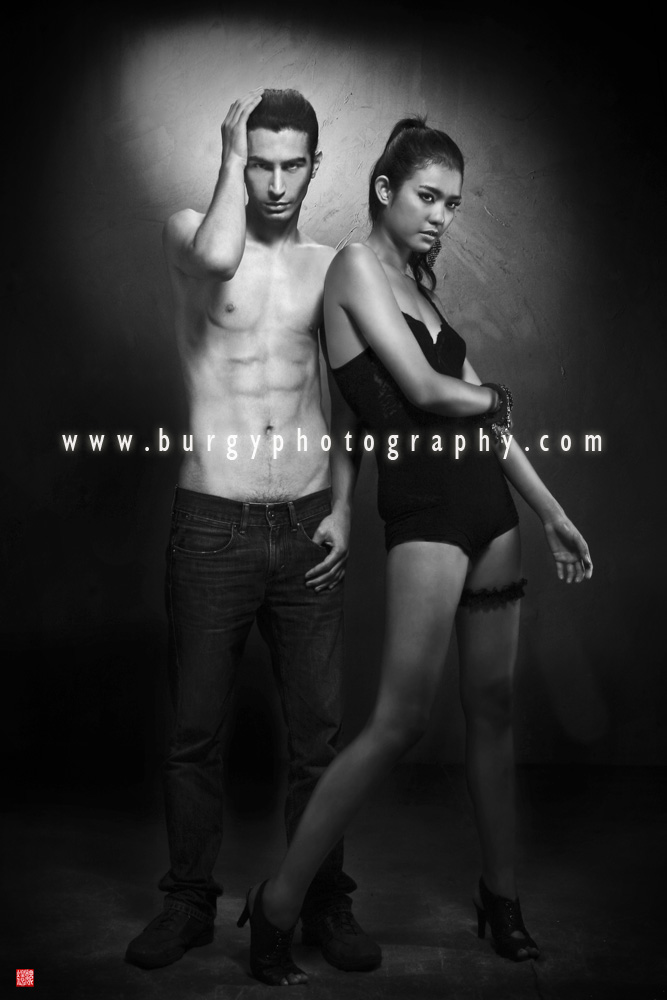 Male model photo shoot of burgy and Elvin Key in jakarta/ indonesia