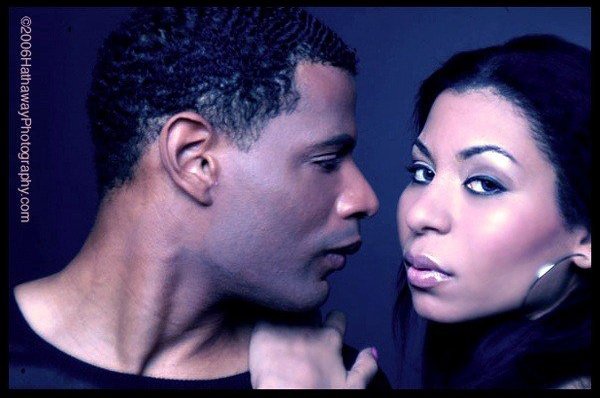 Male and Female model photo shoot of Angelus and BeBelle by Hathaway in Studio Plex, Atlanta