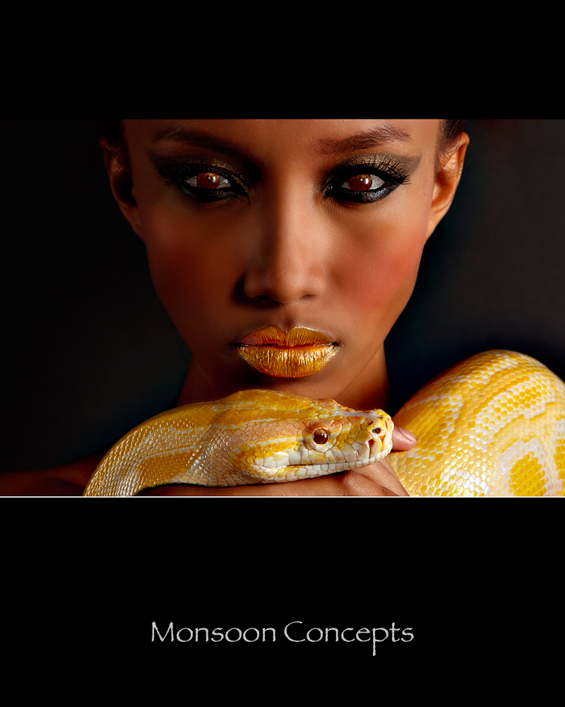 Male and Female model photo shoot of Monsoon Concepts and Jazz Baker DM by Monsoon Concepts, makeup by missy rivera