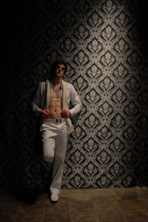 Male model photo shoot of David Paribello in Studio 18, clothing designed by Studio18sacramento