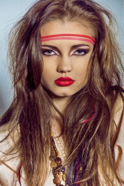Female model photo shoot of Yelena Make Up Artist in Kiev
