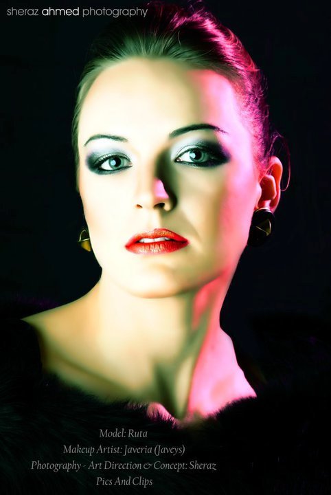 Female model photo shoot of Javeys Makeup Academy in luton