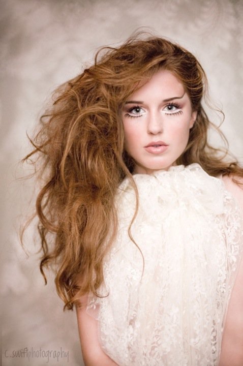 Female model photo shoot of Make-up by Tiffani