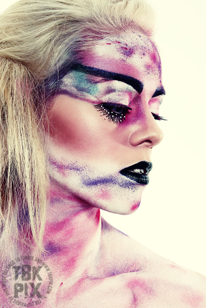 Female model photo shoot of MichelleAnderson Makeup by no-longer-using-mm in Enniskillen, NI