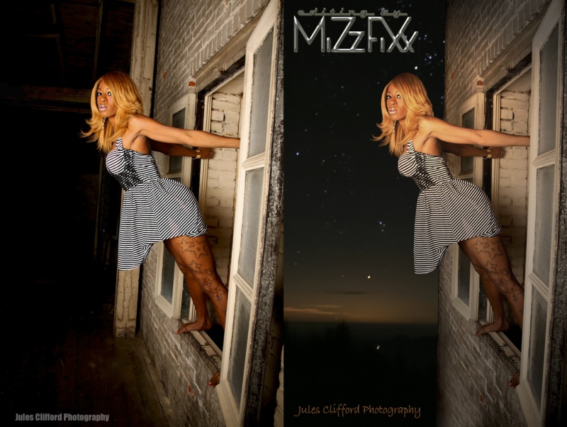 Female model photo shoot of MiZzFiXx by Jules Clifford in Union 206 Studio, retouched by MiZzFiXx