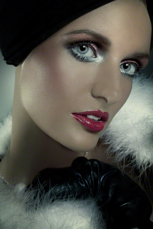 Female model photo shoot of Maria Sabova by Olga Schleicher, makeup by Desiree Foote