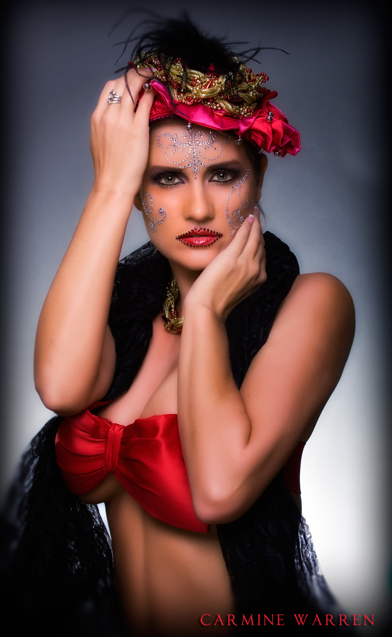 Female model photo shoot of Wendi April by Carmine Warren, makeup by The Key to Glam
