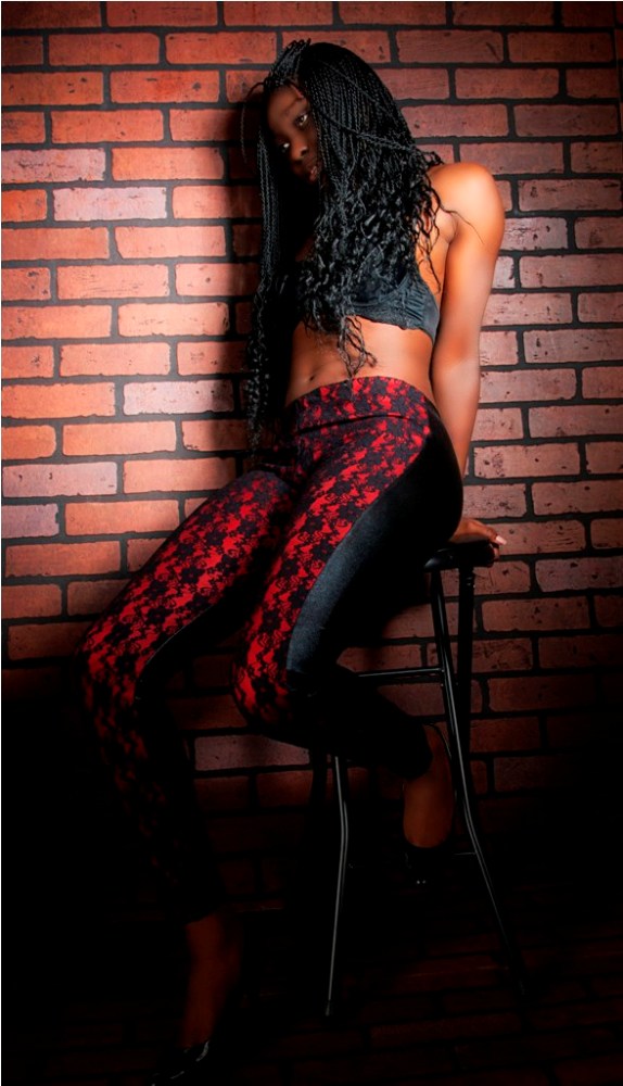 Female model photo shoot of Cocoa Brown