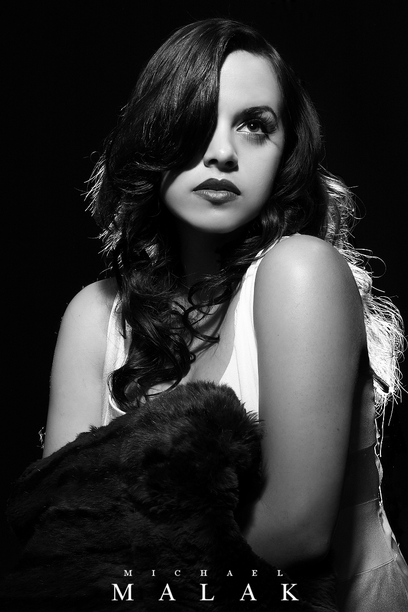 Female model photo shoot of Jasmin Enedina by M A L A K in Corona, CA, hair styled by Diamond Design