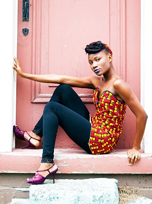 Female model photo shoot of Remmy oriola in downtown toronto