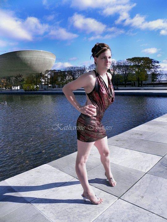 Female model photo shoot of Christina LaPeligrosa by SarahKatharine in Empire State Plaza Albany N.Y.