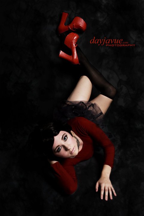 Female model photo shoot of Genevieve Nouveau, Amara Von Nacht and Katlin Sumners by DayJaVUE Photography
