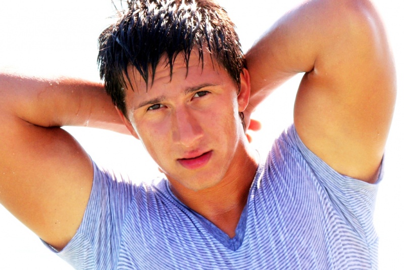 Male model photo shoot of Dmitry Losevskiy by Miami-Mark in Miami beach