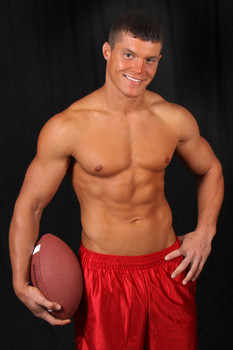 Male model photo shoot of bankside gym