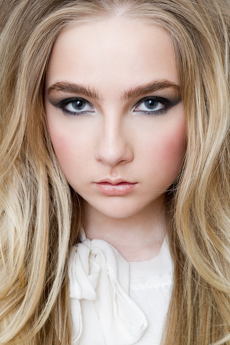 Female model photo shoot of AmyLynnR and Dagmar B by -Sebastian-, makeup by Brooke Hill Makeup