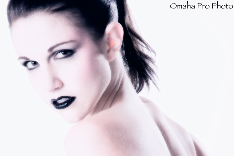 Female model photo shoot of Makeup by Leigh Ann and Chloe Wydell by Omaha Pro