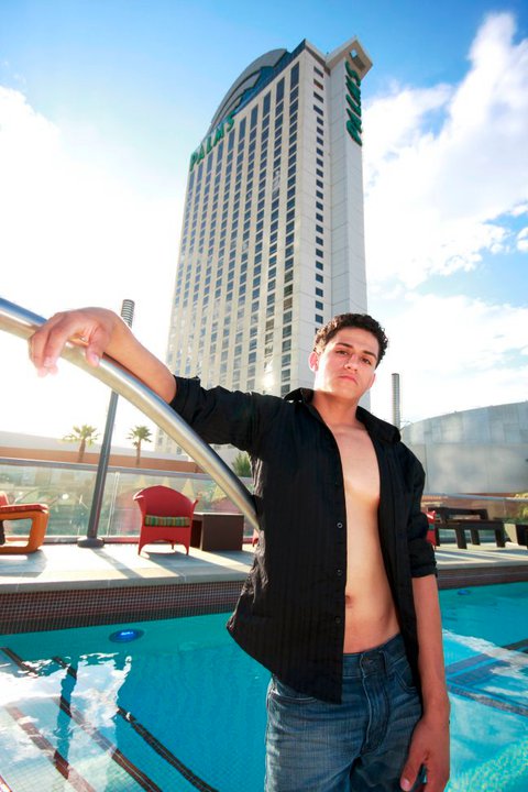 Male model photo shoot of Jesse  Sanchez in Palms Pool, Las Vegas